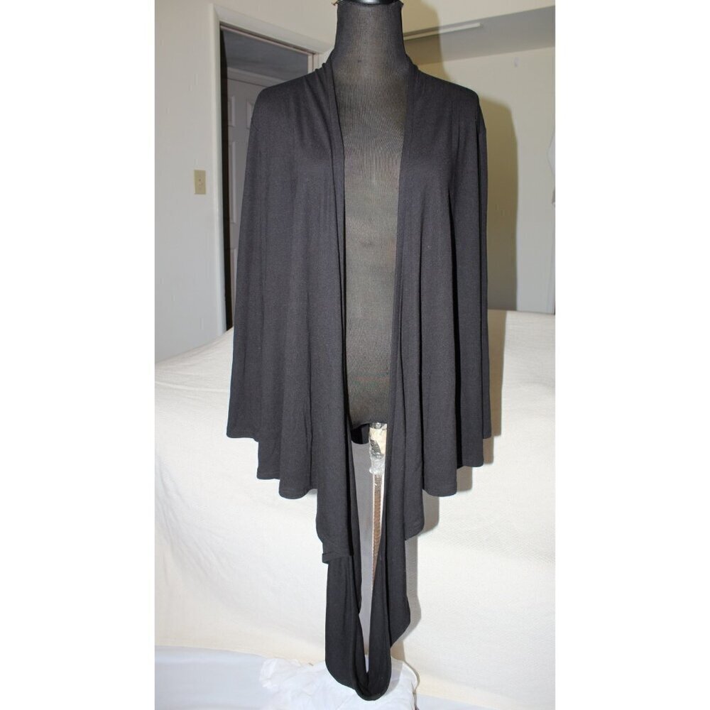 J. Jill Drape front Wrap Scarf Convertible Cardigan Long Sleeve Large P Winter - Picture 6 of 6